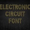 Electronic Circuit Font