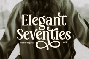 Elegant Seventies Font