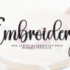 Embroidery Font