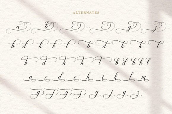 Enchanting Calligraphy Font - Image 7
