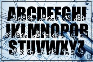 Alternative view of Engineer Font