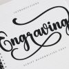Engraving Font