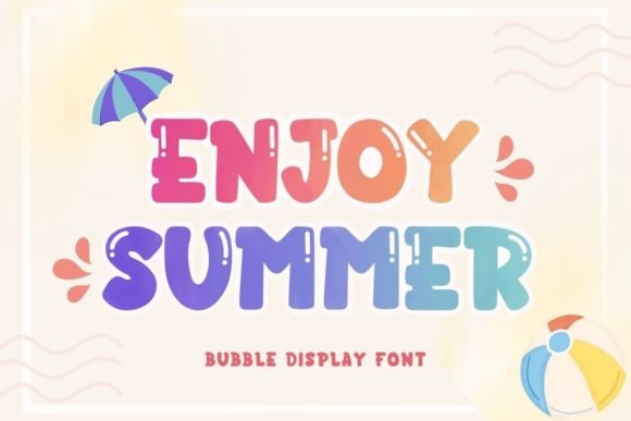 Enjoy Summer Font