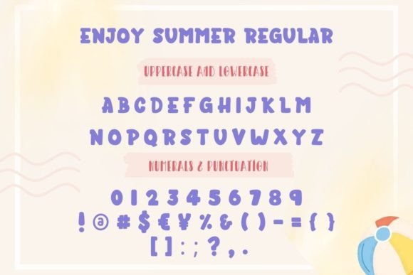 Enjoy Summer Font - Image 5