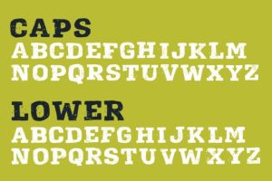 Alternative view of Eroder Poster Font