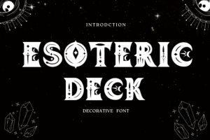 Esoteric Deck Font