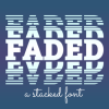 Faded Font