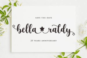 Alternative view of Fairlady Font