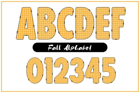 Fall Alphabet Font - Image 2