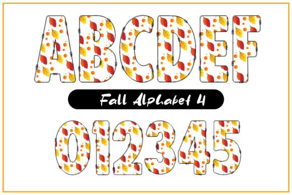 Fall Alphabet Font - Image 5