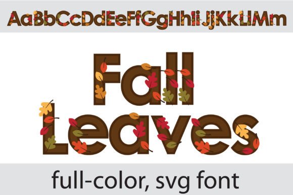 Fall Leaves Font