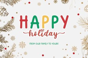 Alternative view of Family Christmas Duo Font