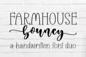 Farmhouse Bouncy Font
