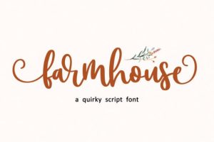 Farmhouse Font