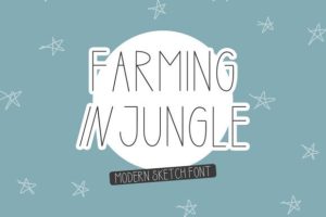 Farming in Jungle Font