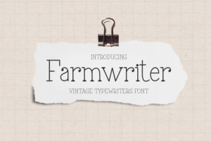 Farmwriter Font
