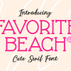 Favorite Beach Font