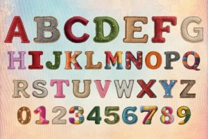 Alternative view of Felt Stitches Font