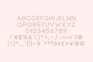 Alternative view of Feminine Font