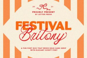 Festival Britony Duo Font