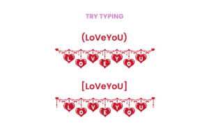 Alternative view of Festive Love Font