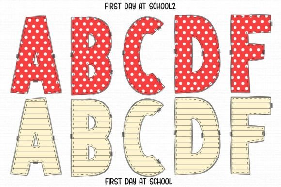First Day of School Font - Image 2