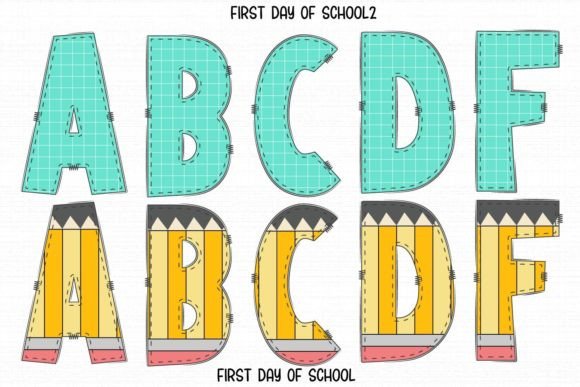 First Day of School Font - Image 3