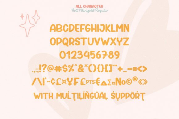 First Marigold Duo Font - Image 8