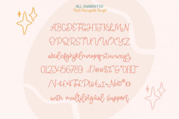 First Marigold Duo Font - Image 9