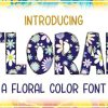 Floral Font