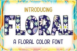 Floral Font