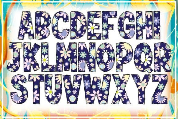 Floral Font - Image 2