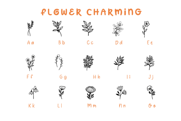 Flower Charming Font - Image 7