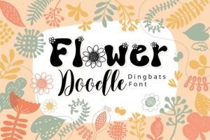 Flower Doodle Font