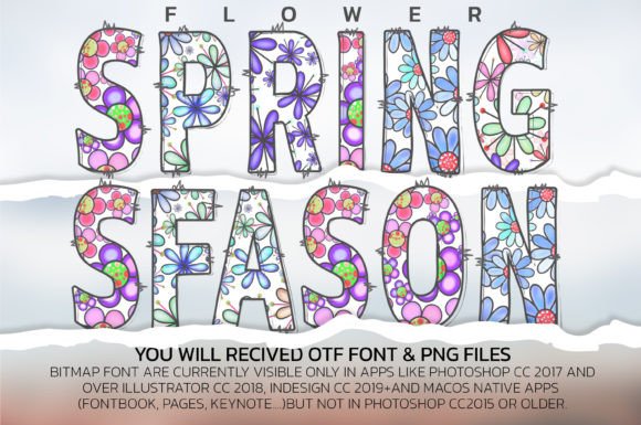 Flower Font - Image 4