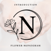 Flower Monogram Font