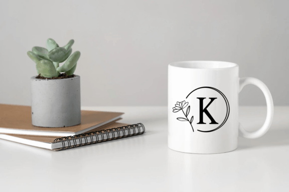 Flower Monogram Font - Image 2