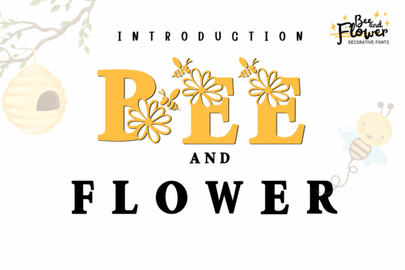 Flower and Bee Font