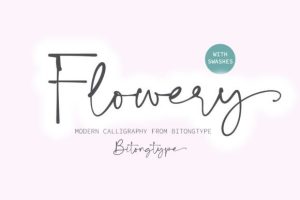 Flowery Font