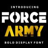 Force Army Font