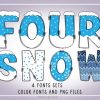 Four Snow Font
