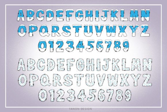 Four Snow Font - Image 2