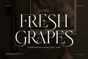 Fresh Grapes Font