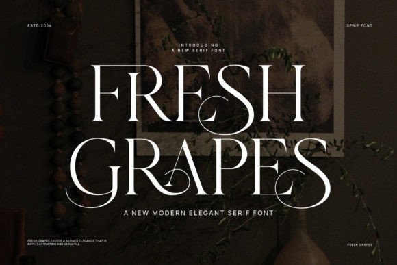 Fresh Grapes Font