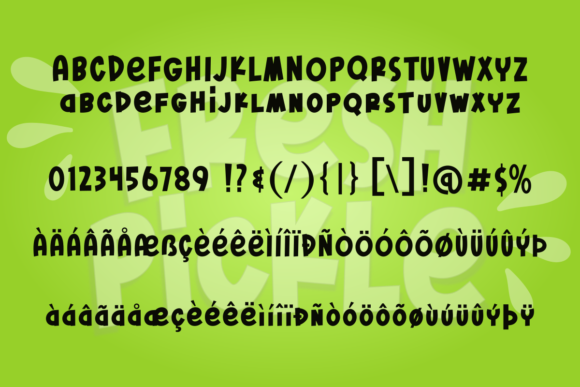 Fresh Pickle Font - Image 2