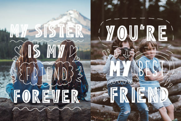 Friends Forever Duo Font - Image 5