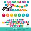 Friendship Bracelet Bright Font
