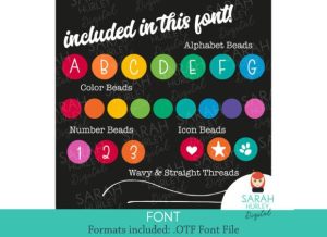 Alternative view of Friendship Bracelet Bright Font