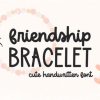 Friendship Bracelet Font