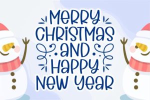 Alternative view of Frosty Snowy Font